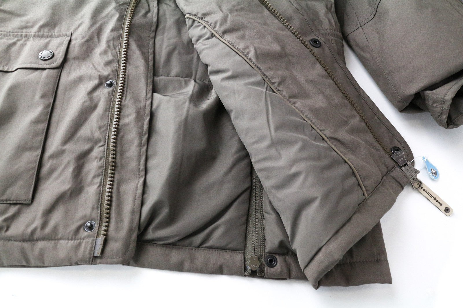 TUCANO URBANO Angus Men's Jacket M Brown Hooded Moto Cotton Blend Armour