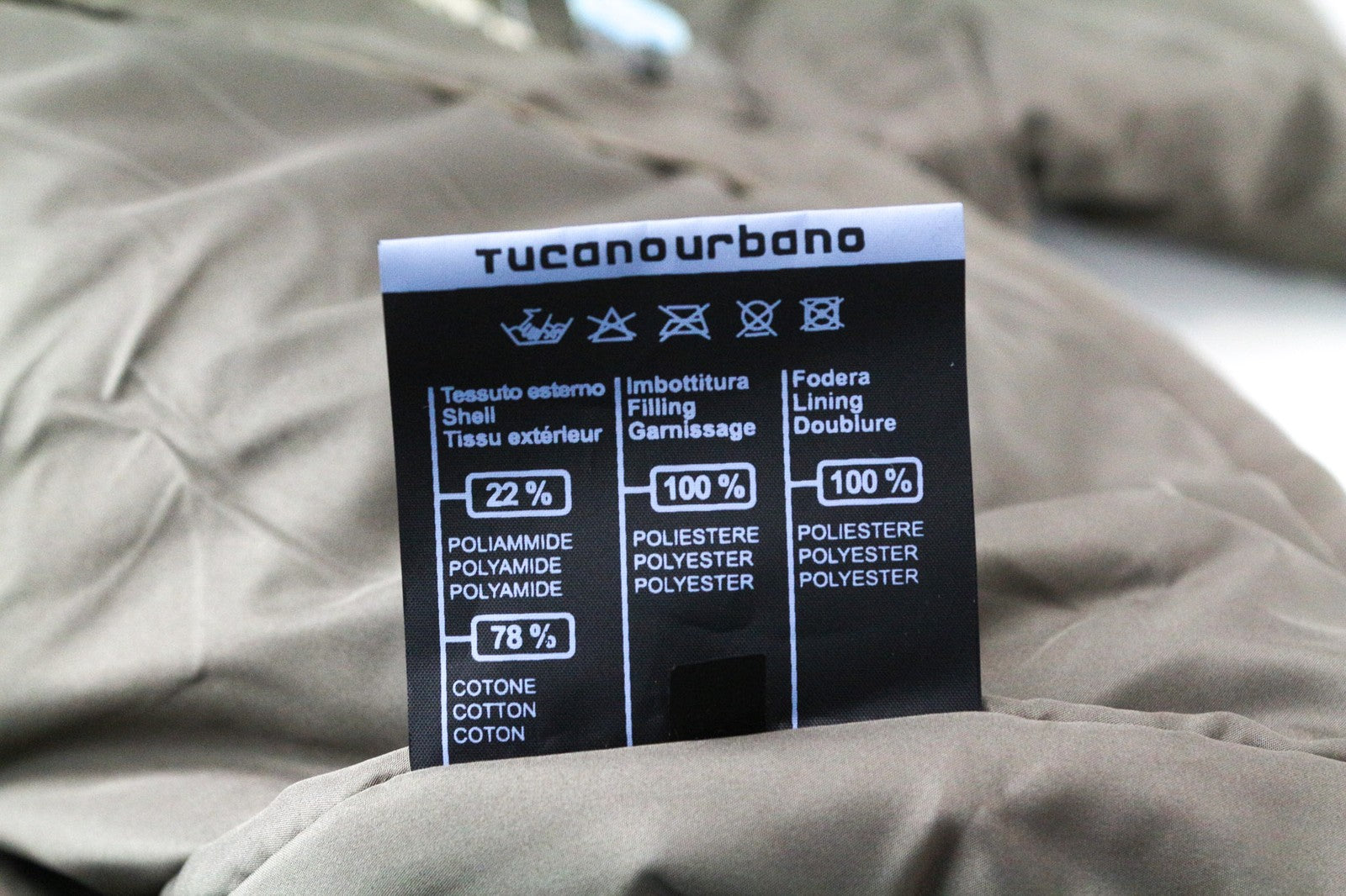 TUCANO URBANO Angus Men's Jacket M Brown Hooded Moto Cotton Blend Armour