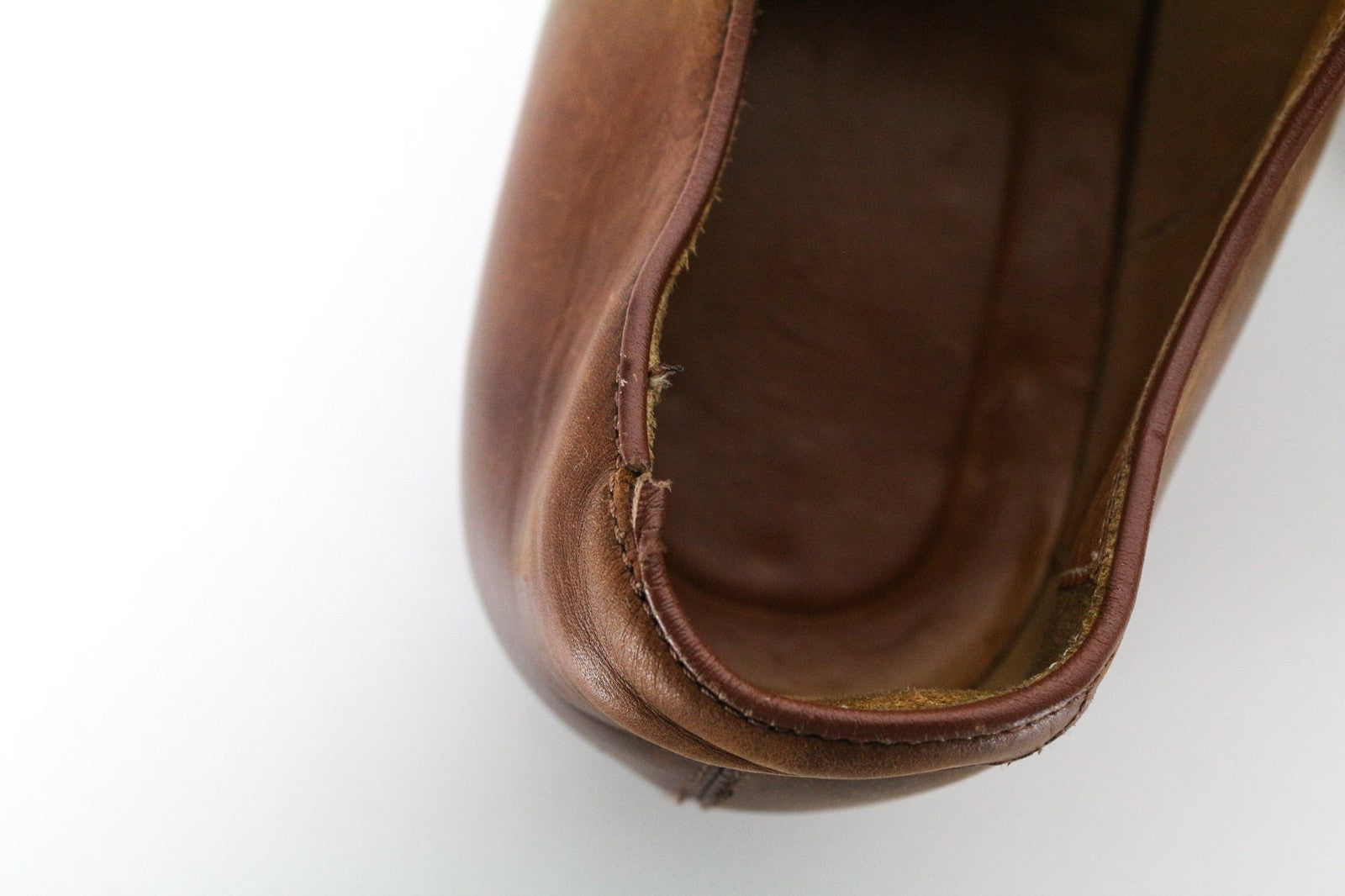 SUITSUPPLY Men's Dress Shoes EU43.5 Mid Brown Leather Low-Top Classic