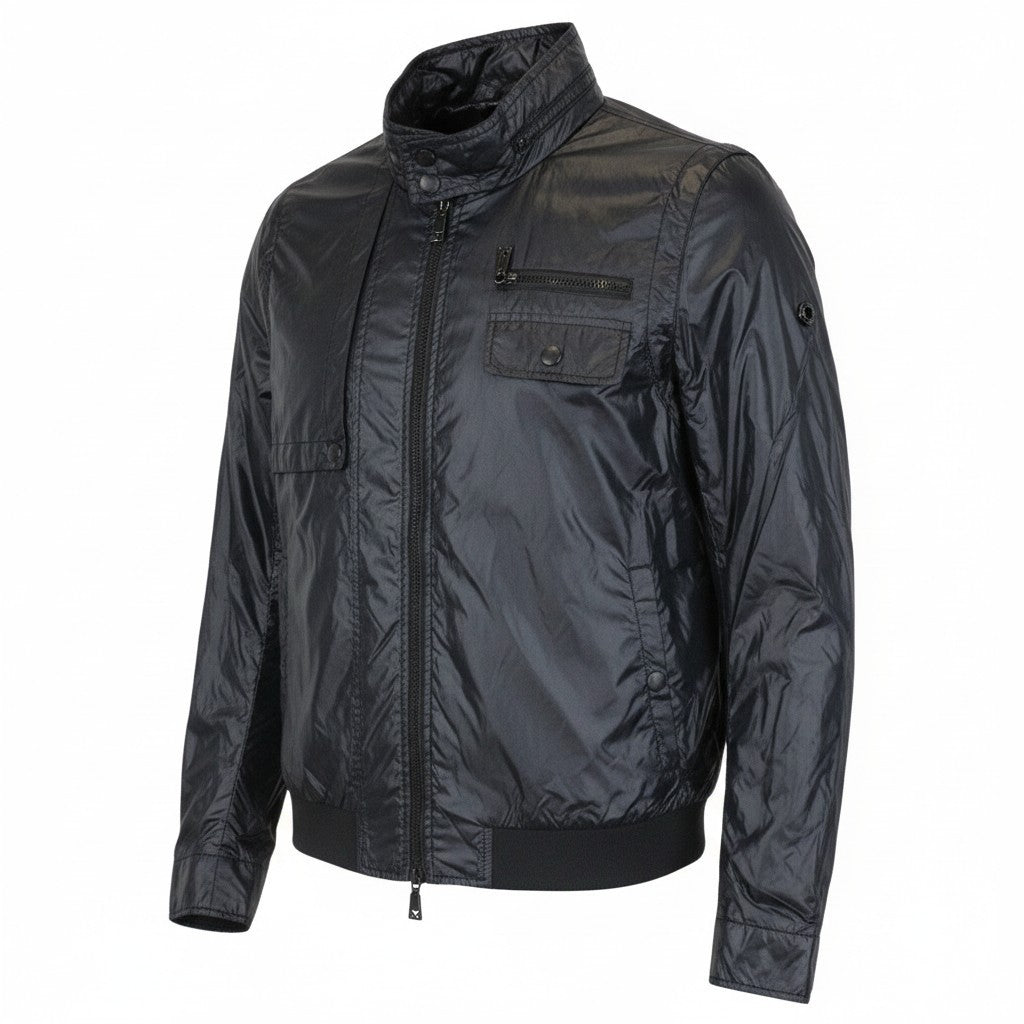 Navy Nylon Jacket