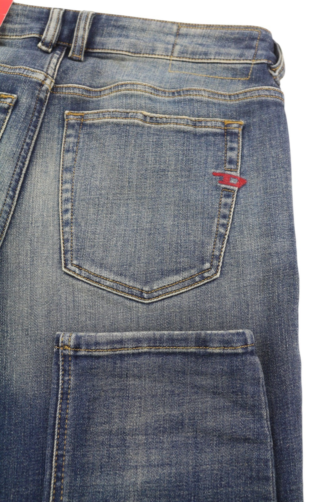 DIESEL 1979 Sleenker 09D94 Men Jeans W31/L32 Blue Aged Look Skinny Low RRP€255