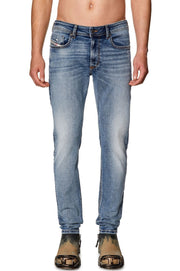 DIESEL 1979 Sleenker 0PFAW Men Jeans W30/L30 Blue Faded Skinny Low Waist RRP$250