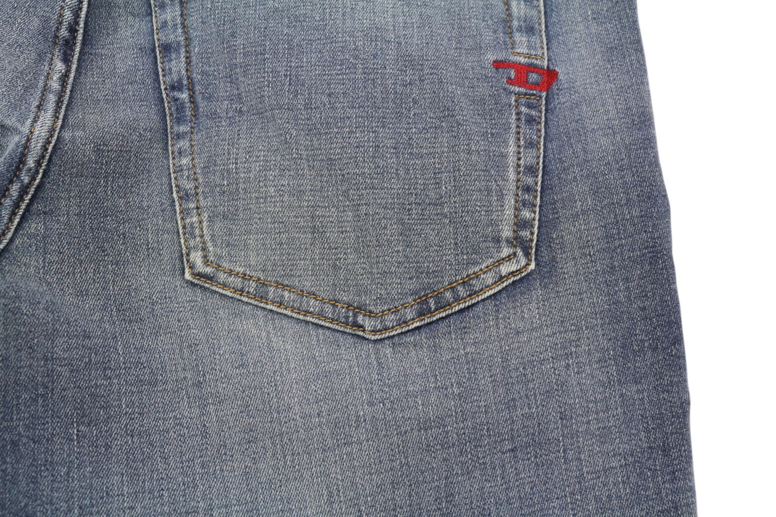 DIESEL 1979 Sleenker 0PFAW Men Jeans W30/L30 Blue Faded Skinny Low Waist RRP$250
