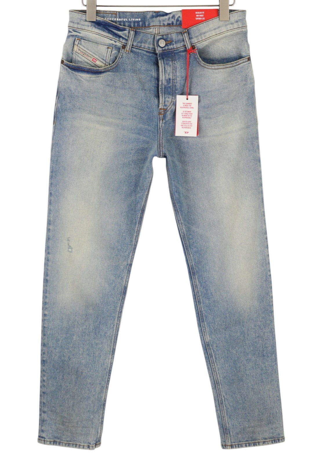 DIESEL 2005 D-Fining 09E86 Men Jeans W33/L30 Blue Distress Regular RRP£220