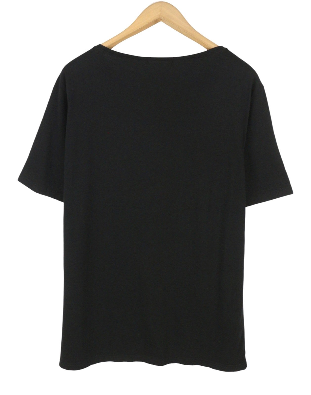 Black Cotton T-Shirt