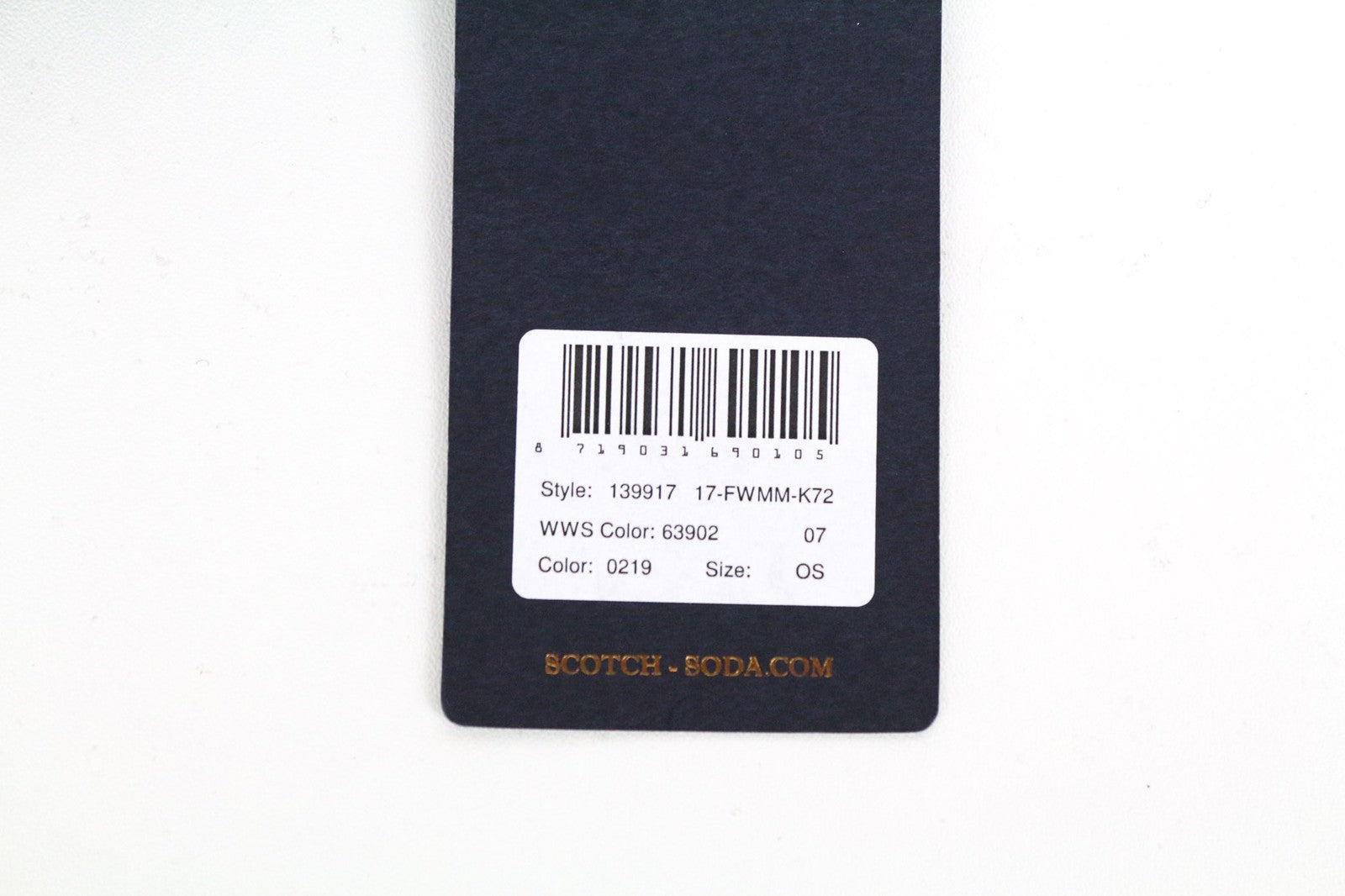 SCOTCH & SODA Men's OS Blue Wool Cotton 2x Beanie Hat Striped Winter Warm