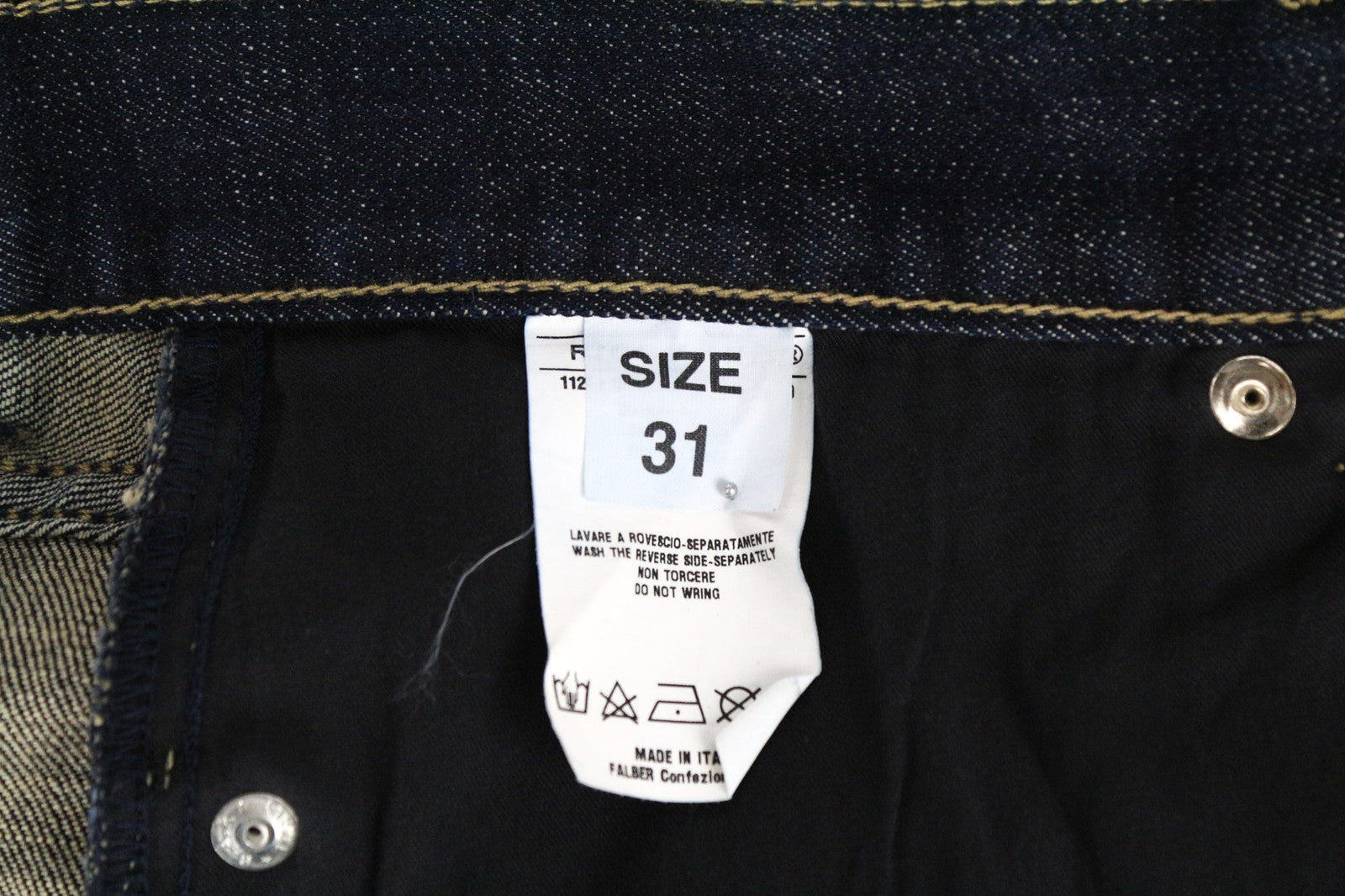 JOHN RICHMOND Men's Jeans 31 Blue Washed Denim Stretch Regular Fit