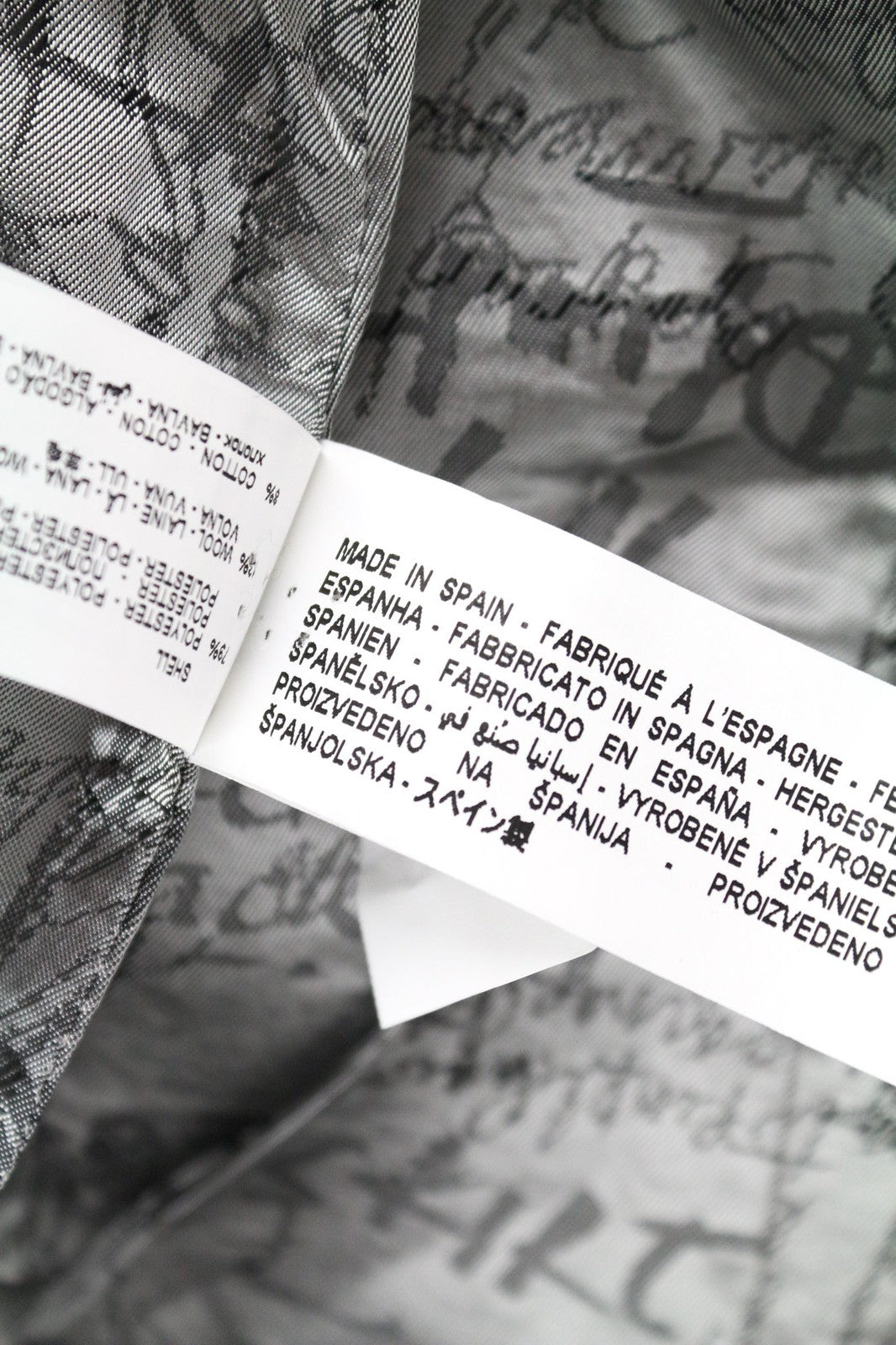 DESIGUAL Innocense Women's Coat ~38 Black Wool Cotton Blend Double Front