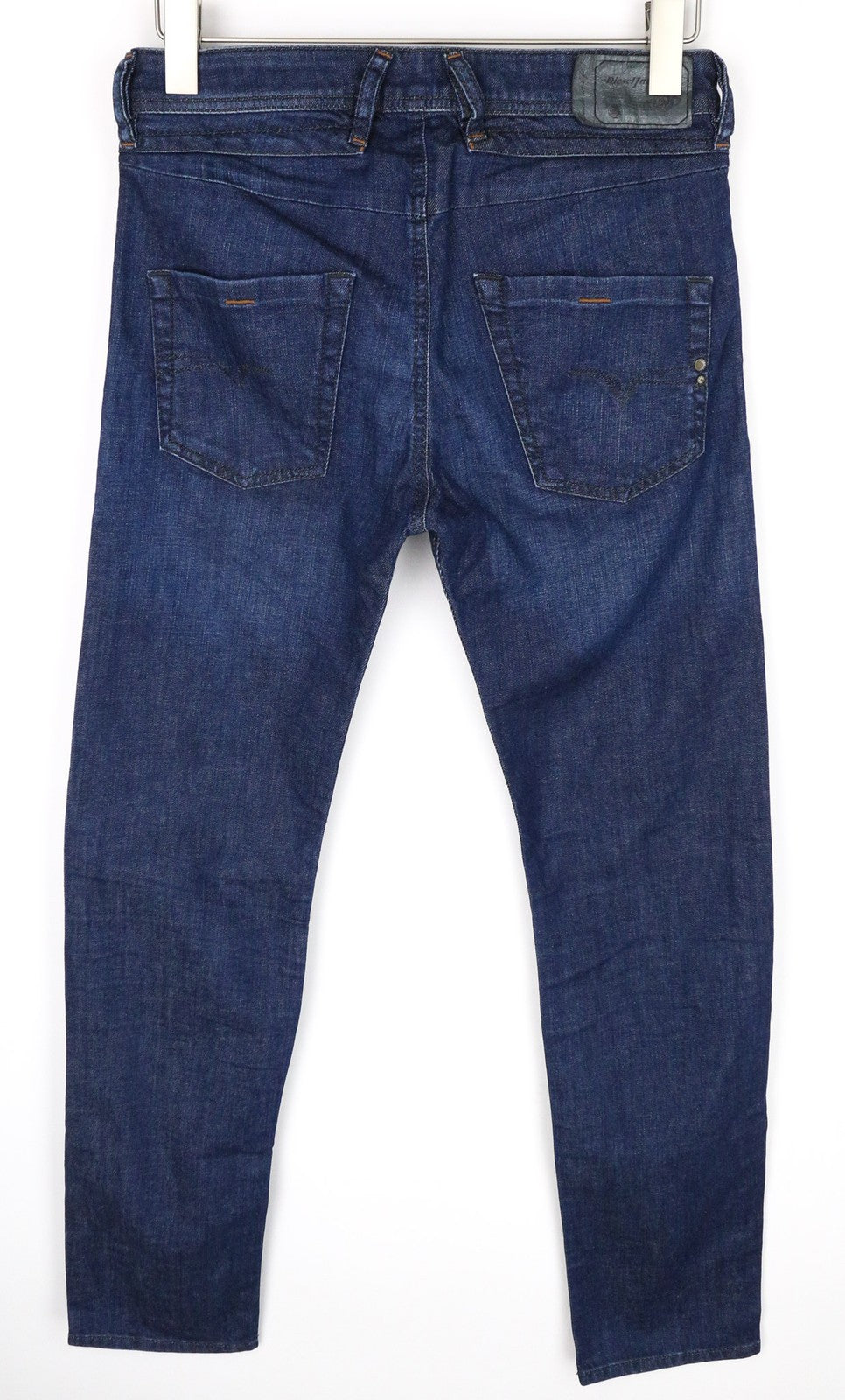 DIESEL Belther-R R845B Men's W28/L32 Tapered Blue Cotton Jeans Washed Look