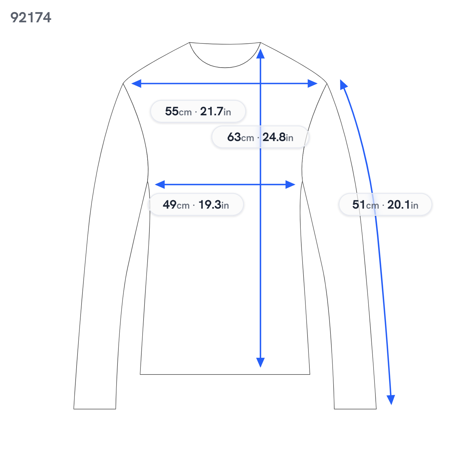 Sweatshirt Blue City