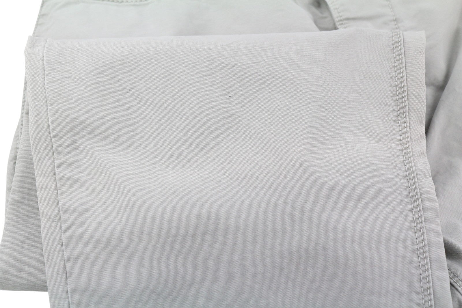 NUDIE JEANS Khaki Regular Men Trousers W32/L34 Gey Moon Dust Distress Chino