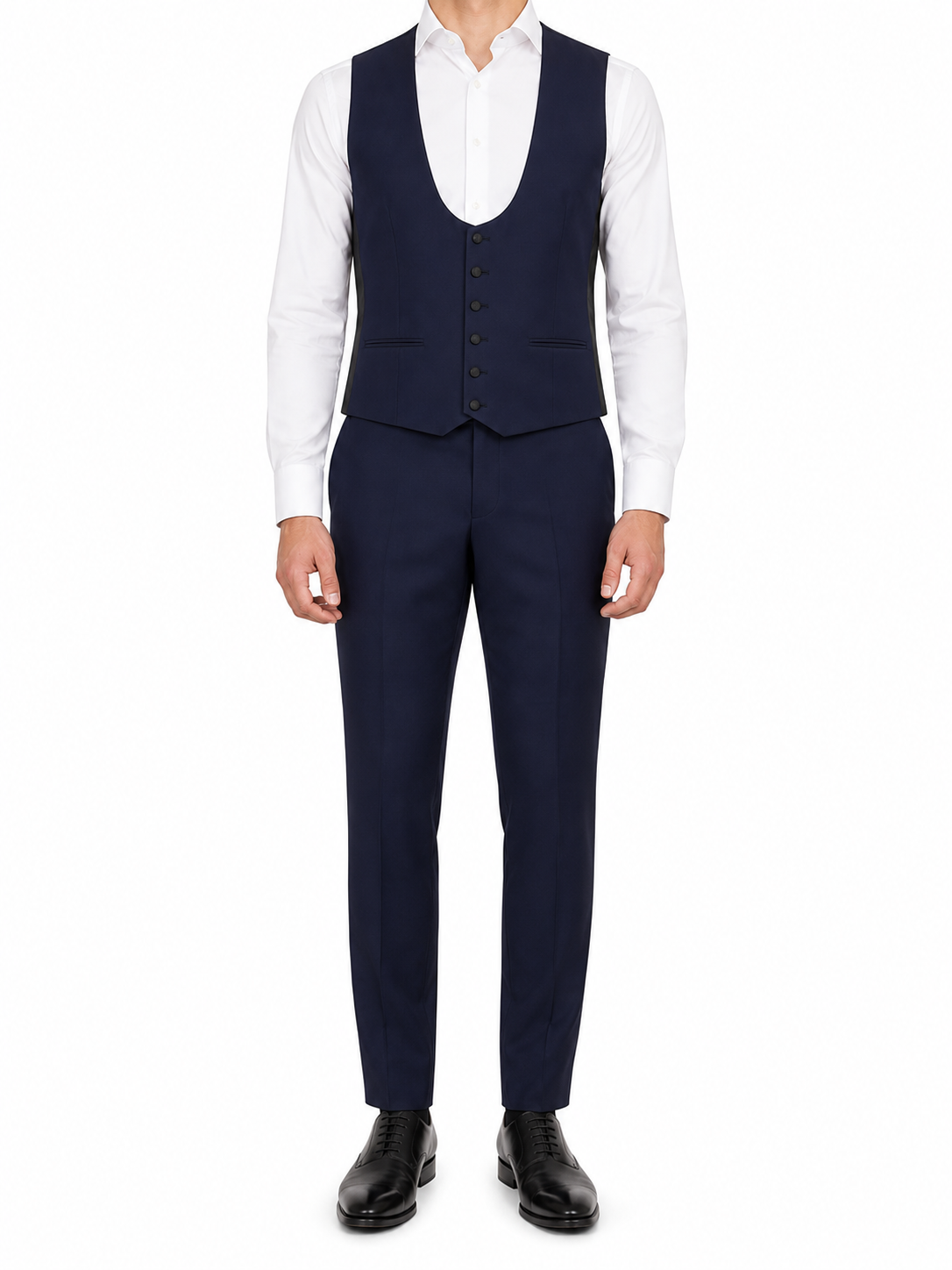 Suit U-Neck Tux