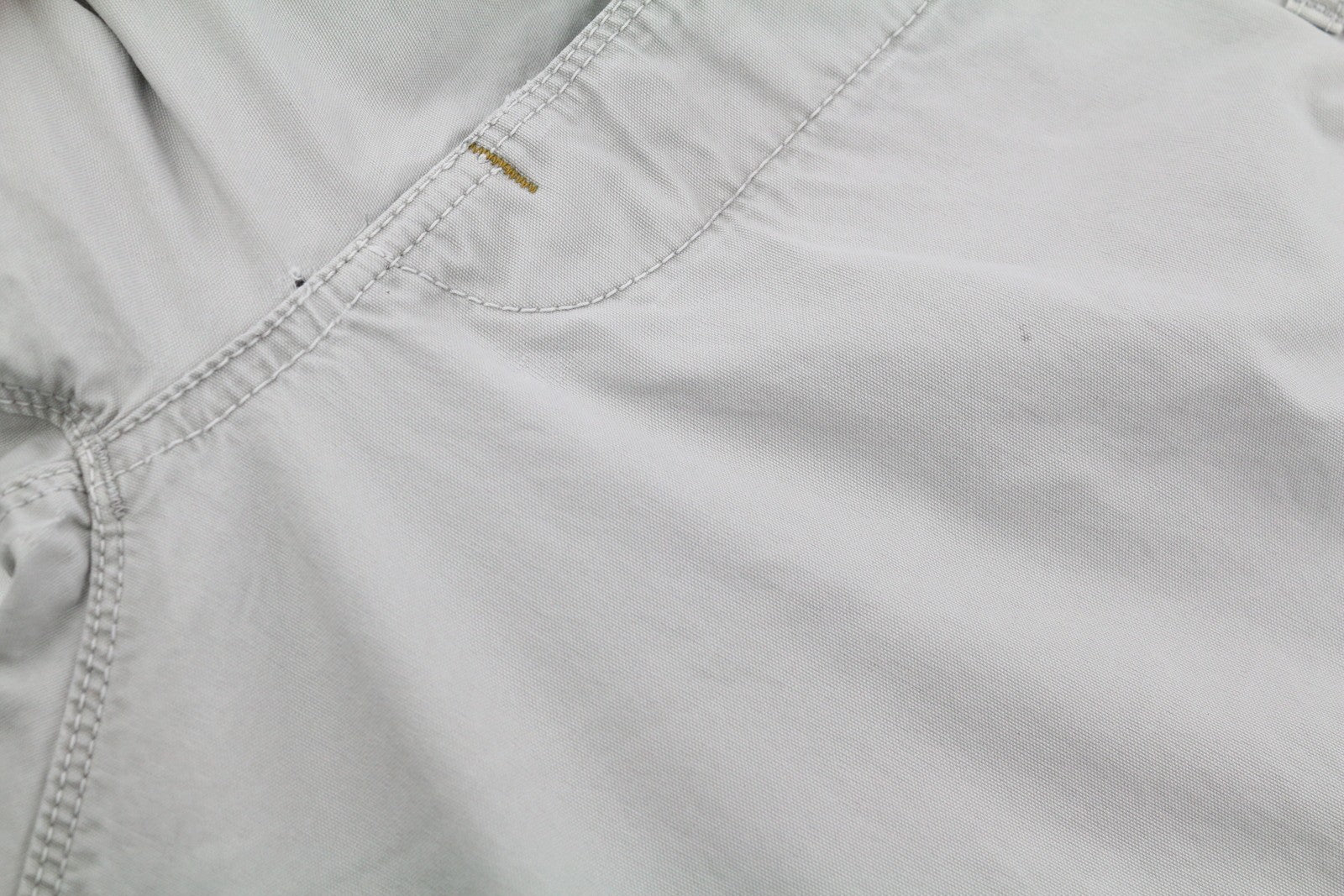 NUDIE JEANS Khaki Regular Men Trousers W32/L34 Organic Moon Dust Distressed