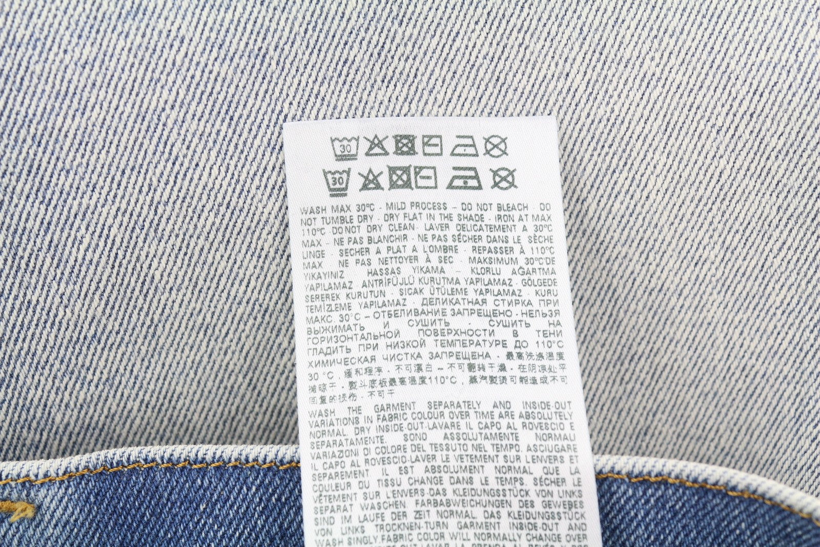 DIESEL 2019 D-Strukt 9C08L Men Jeans W30/L30 Blue Faded Washed Slim Fit RRP$350