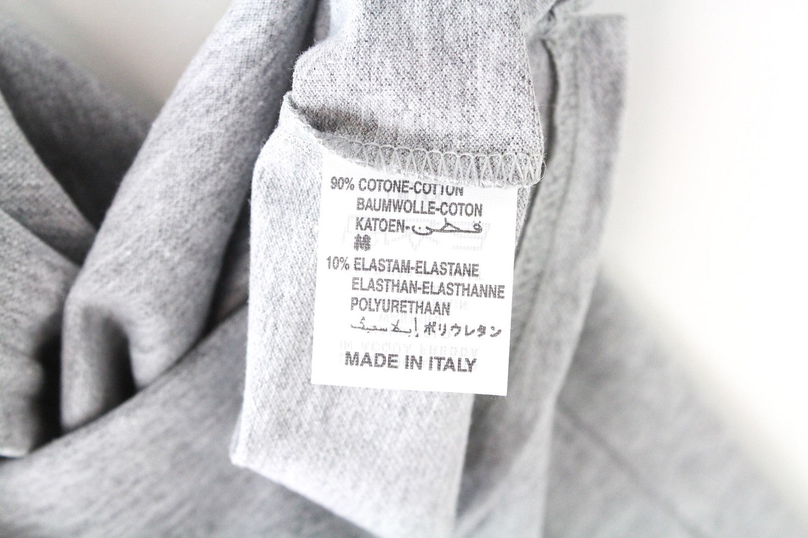 VKING Men's T-Shirt L Light Grey Stretch Cotton Polo Style Jersey Blend Top