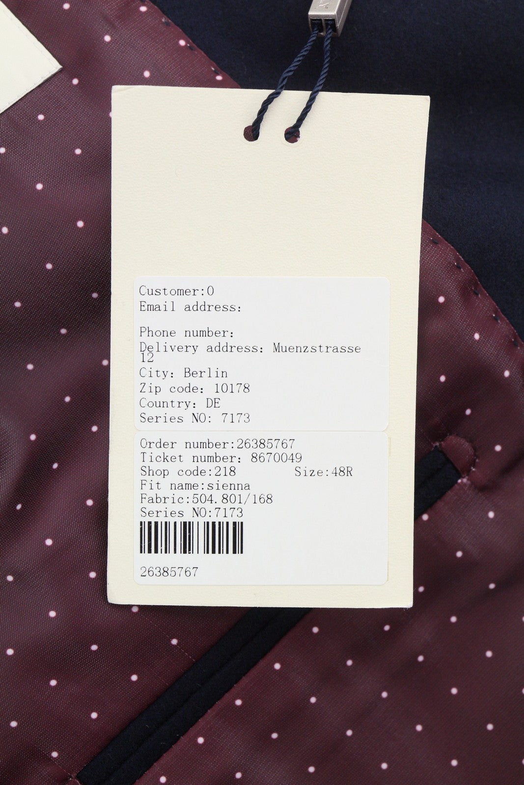 Suit Sienna Braddon
