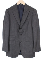 SUITSUPPLY Washington Men's Blazer UK36R Grey Wool Birdseye Check Slim Fit