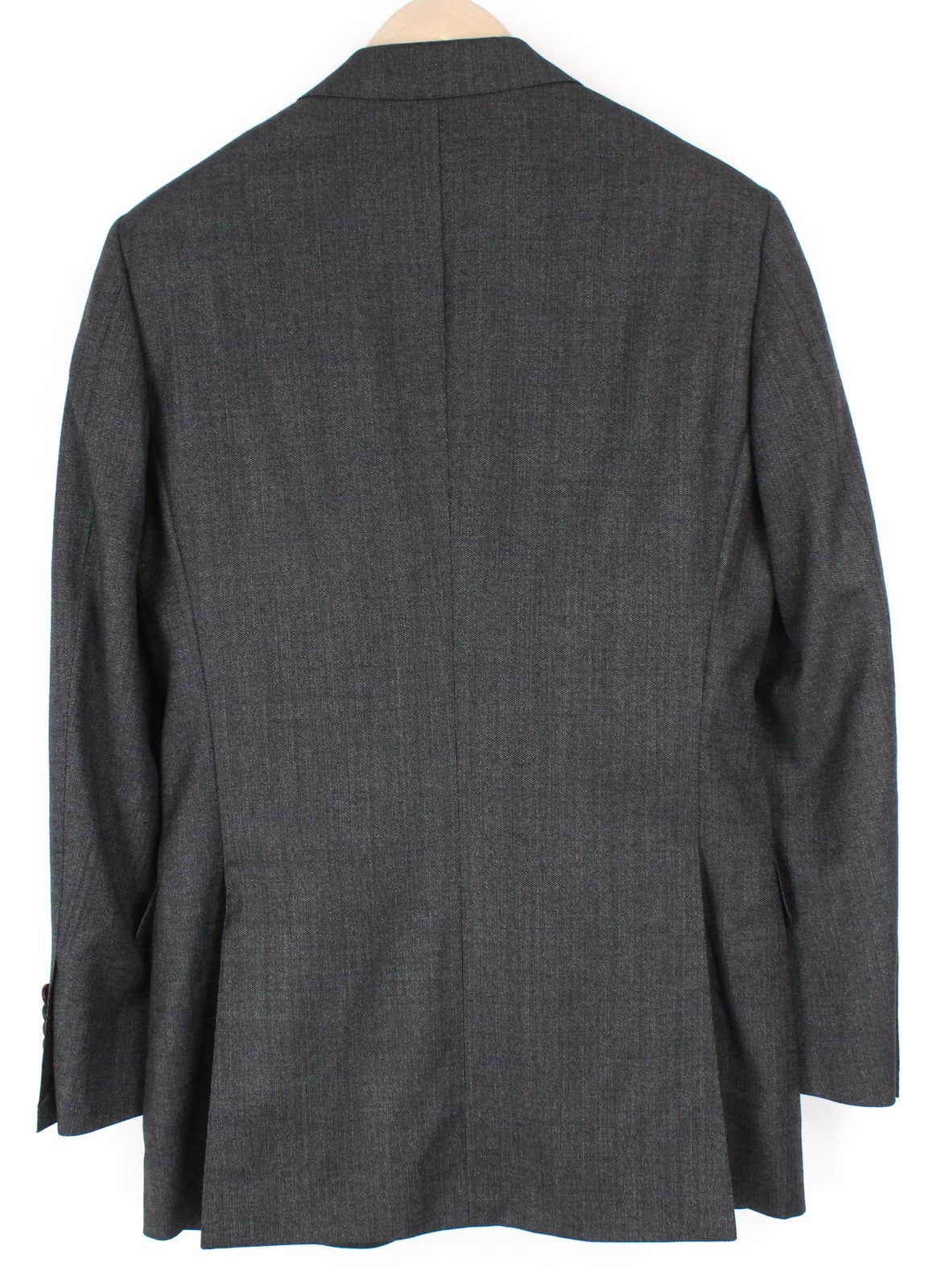 SUITSUPPLY Vašingtono vyriškas švarkas UK36R pilkas vilnonis languotas plonas kirpimas 