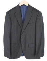 SUITSUPPLY Napoli Men's Blazer UK38R Slim Fit Super 110s Grey Wool Straight