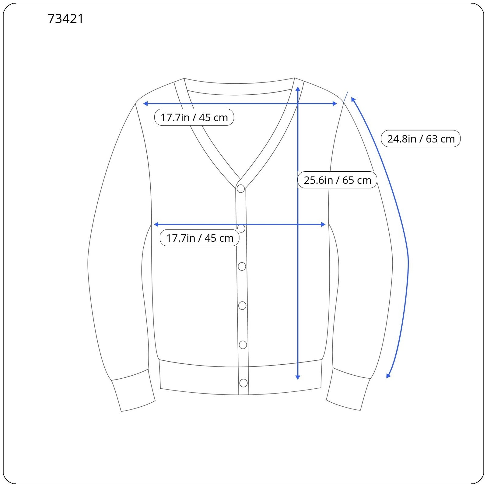 SCOTCH & SODA Men's Cardigan S Grey Melange Cotton Slim V-Neck Knit Button-Up