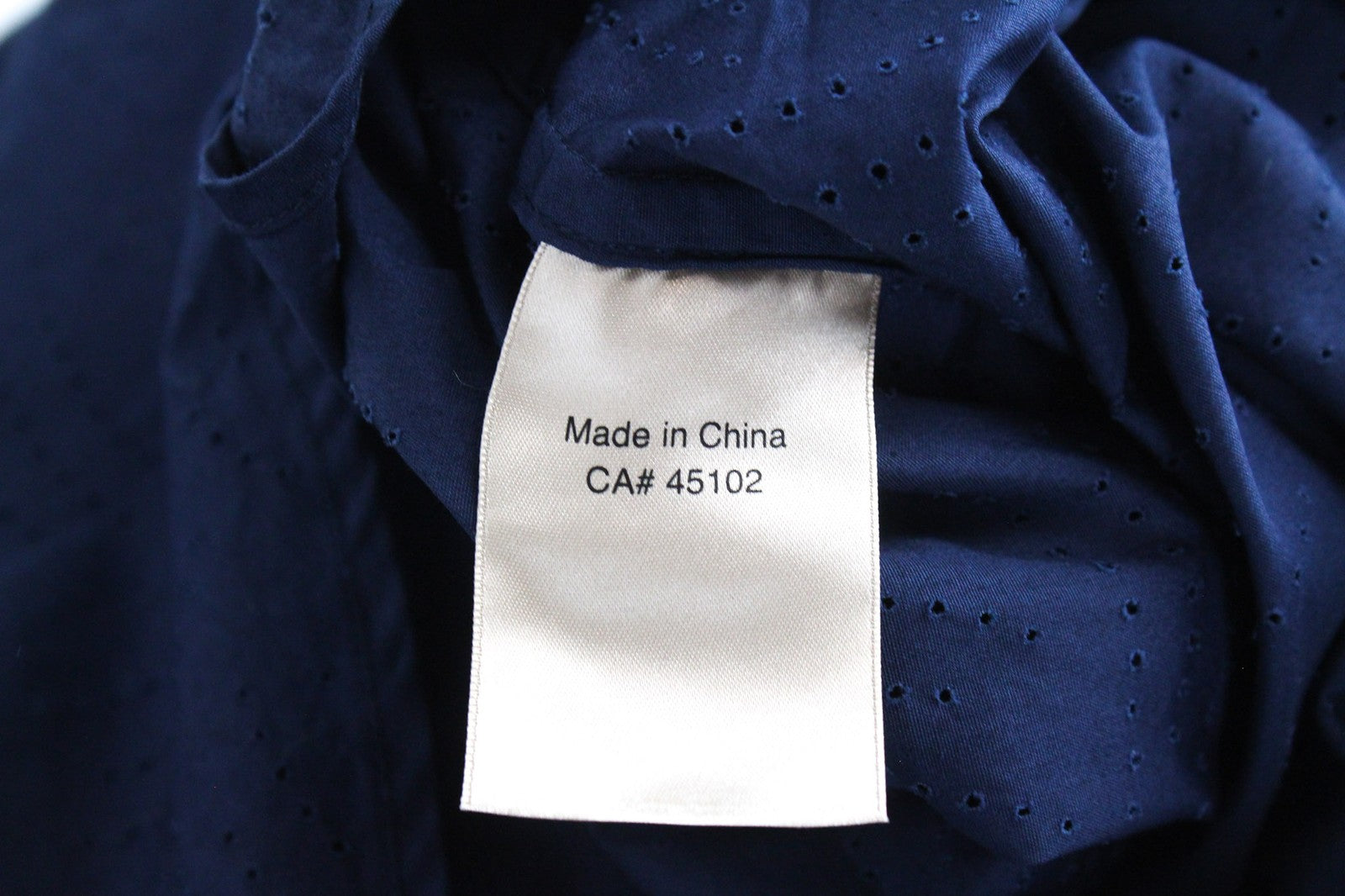 SCOTCH & SODA Men's Shirt ~M Navy Blue Cotton Pattern Button Up Casual Collar