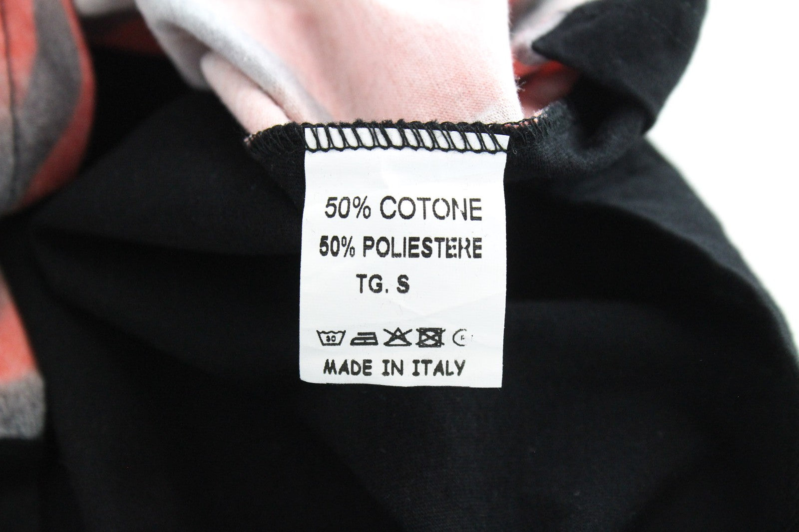 VKING Men's T-Shirt S Black Graphic Rose Print Cotton Crew Neck Jersey Top