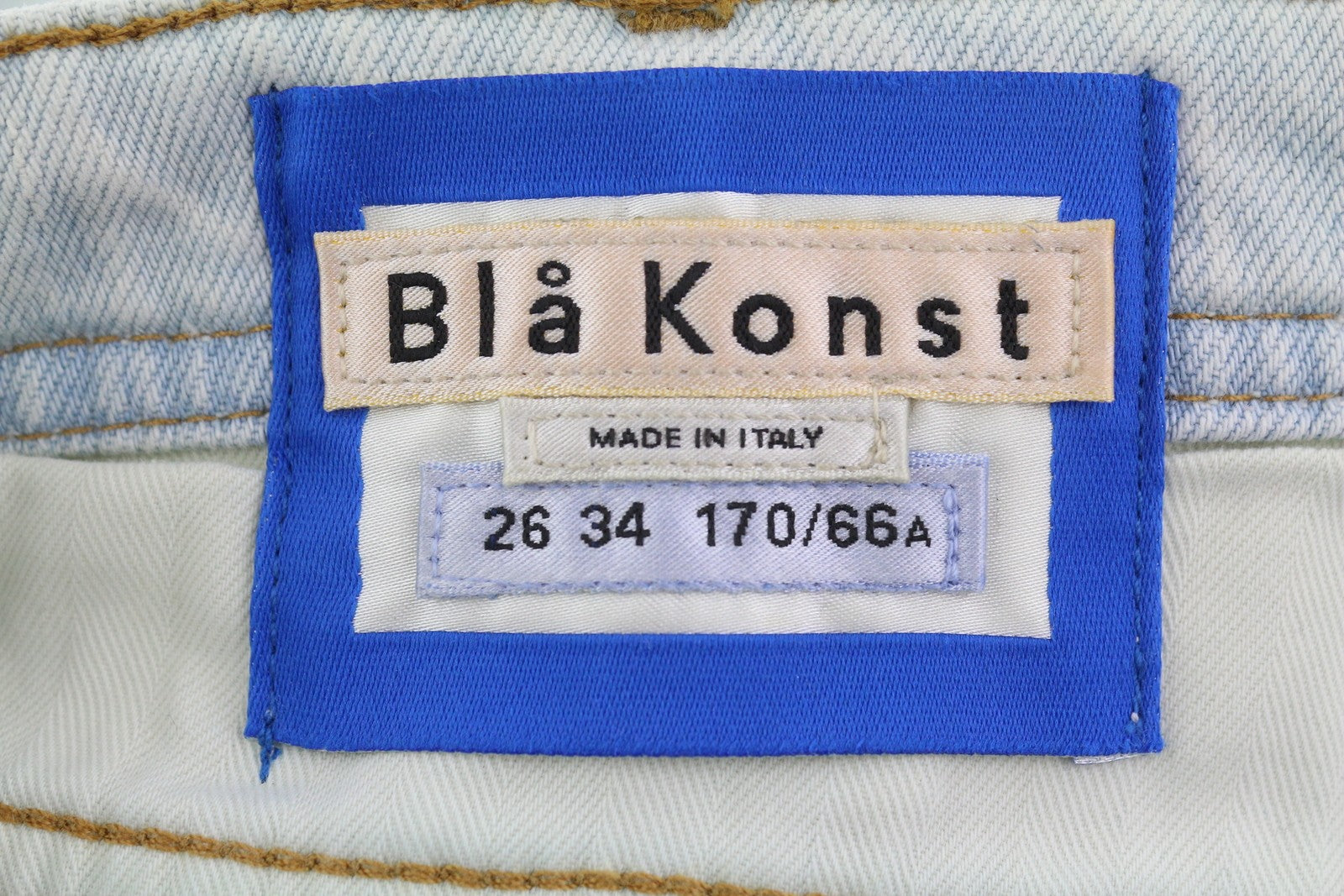 ACNE STUDIOS Bla Konst South Lt Blue Women Jeans W26/L34 Light Blue Washed Slim
