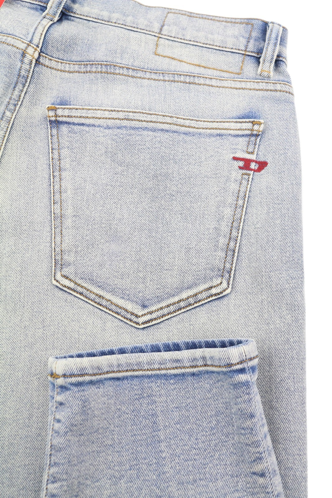 DIESEL 2019 D-Strukt 9C08L Men Jeans W31/L32 Blue Faded Washed Slim Fit RRP$350