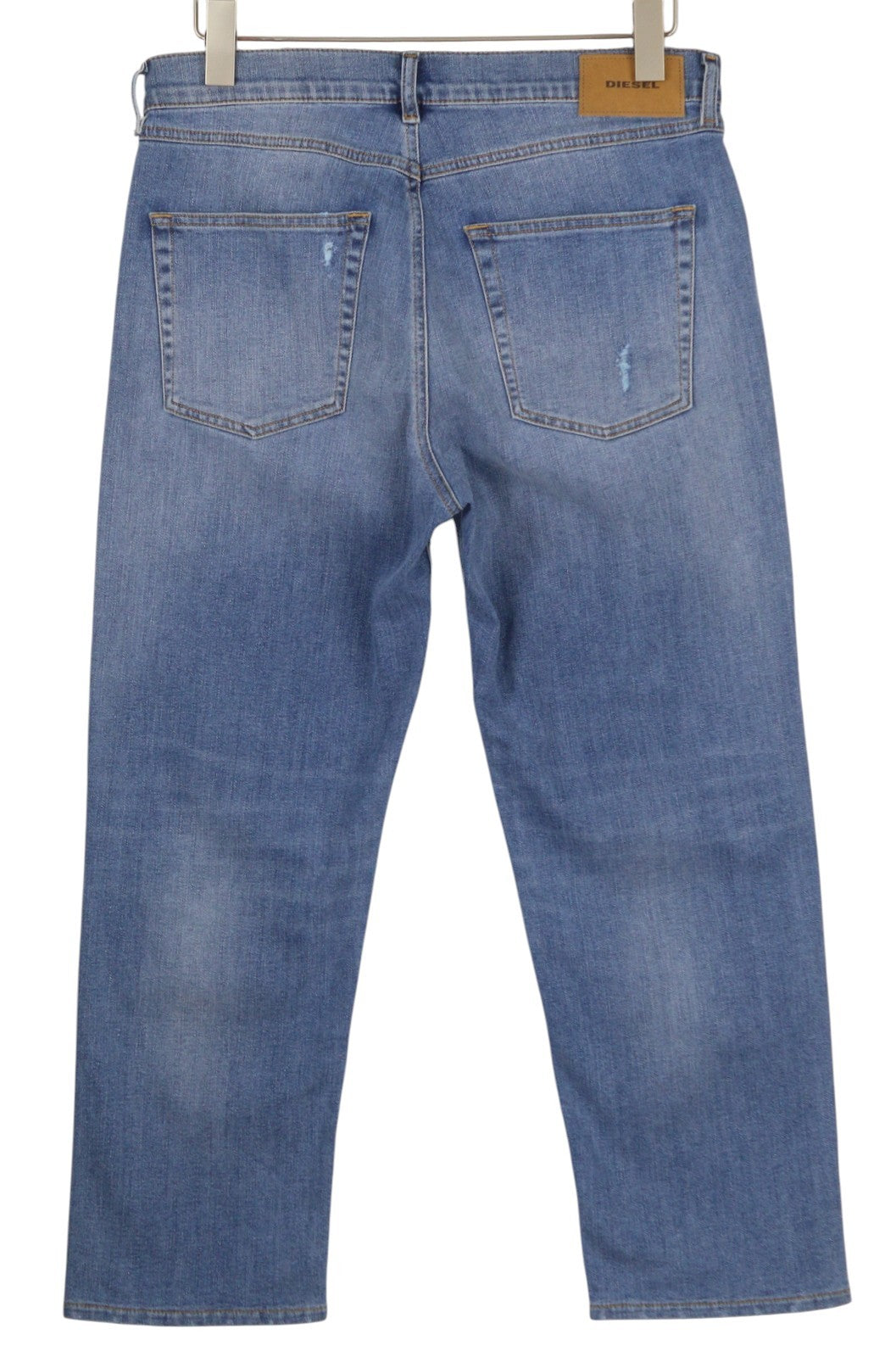 DIESEL Aryel 084YJ Women Jeans W30/L32 Regular Straight Stretch Ankle Distress