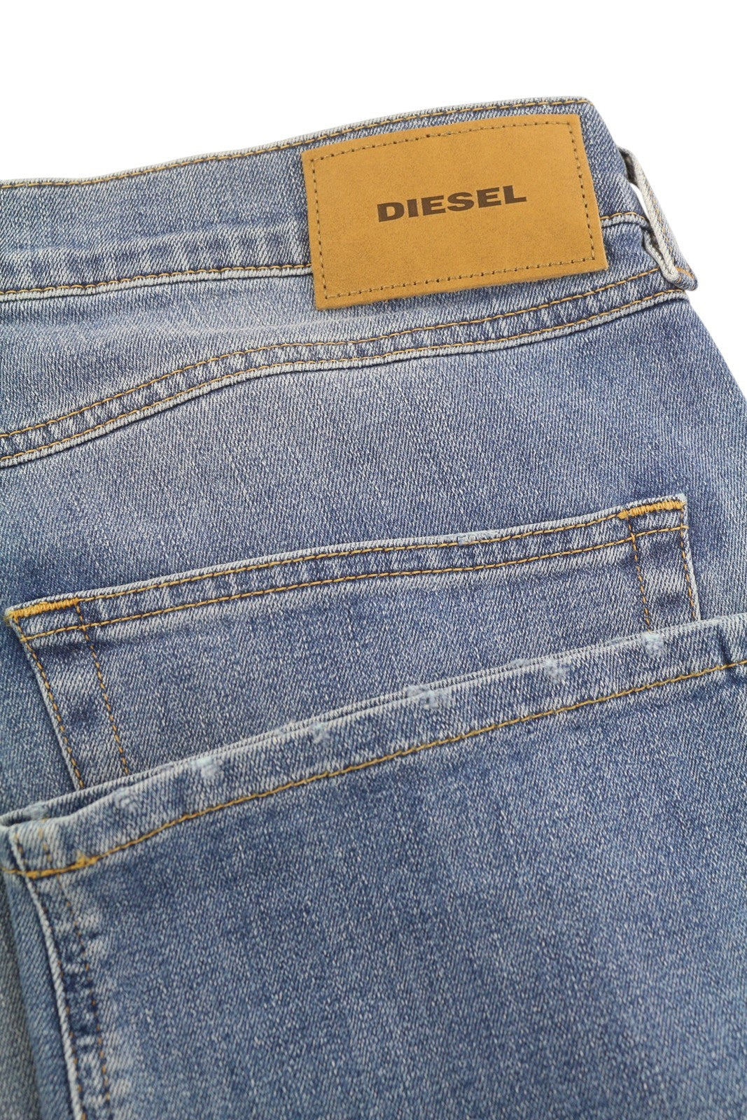 DIESEL Aryel 084YJ Women Jeans W30/L32 Regular Straight Stretch Ankle Distress