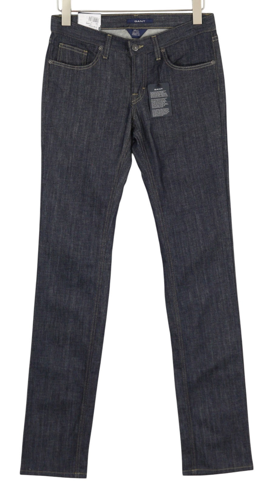 GANT Nelly Women Jeans W29/L34 Low Waist Regular Fit Narrow Leg Dark Blue Denim