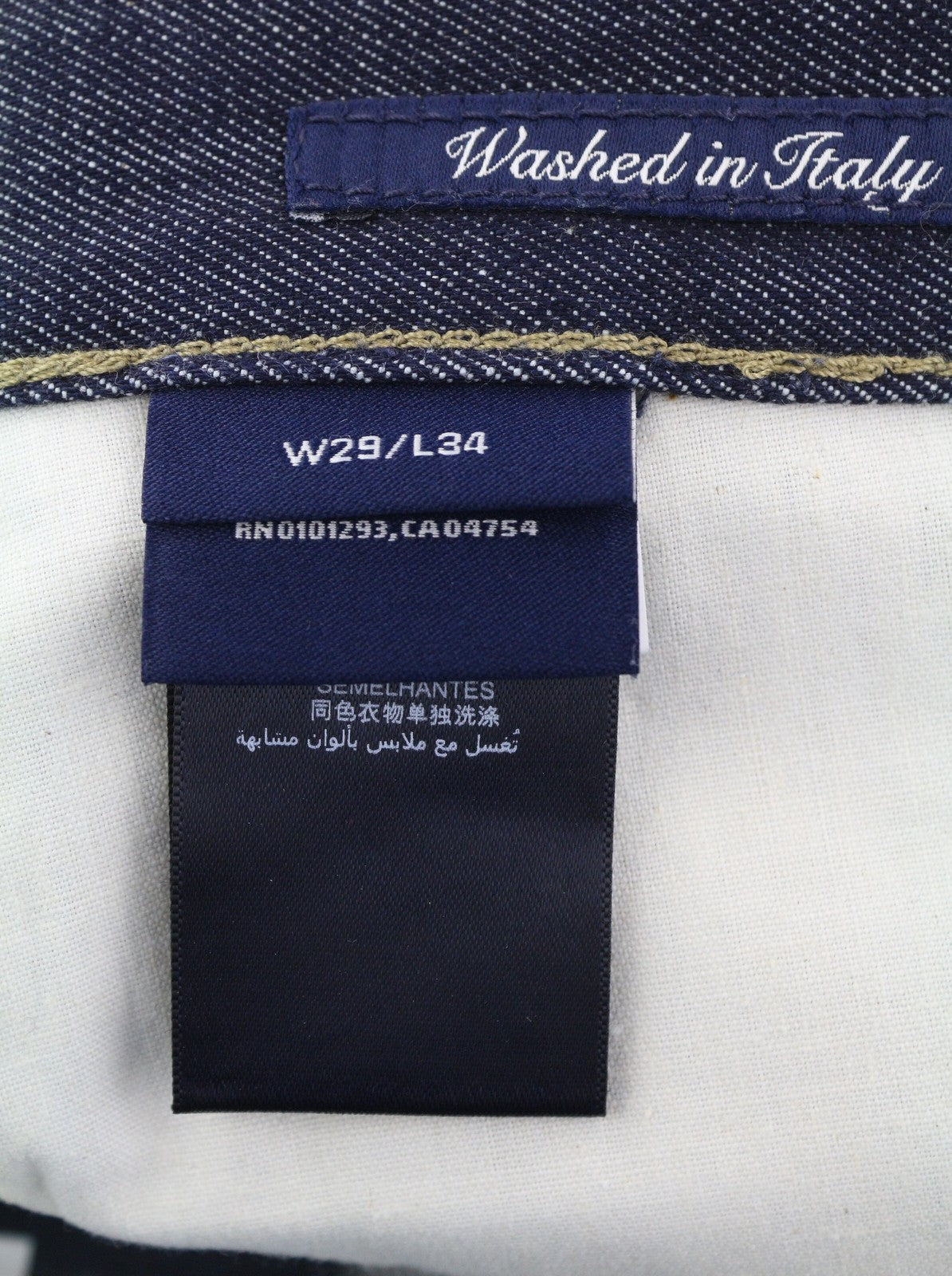 GANT Nelly Women Jeans W29/L34 Low Waist Regular Fit Narrow Leg Dark Blue Denim