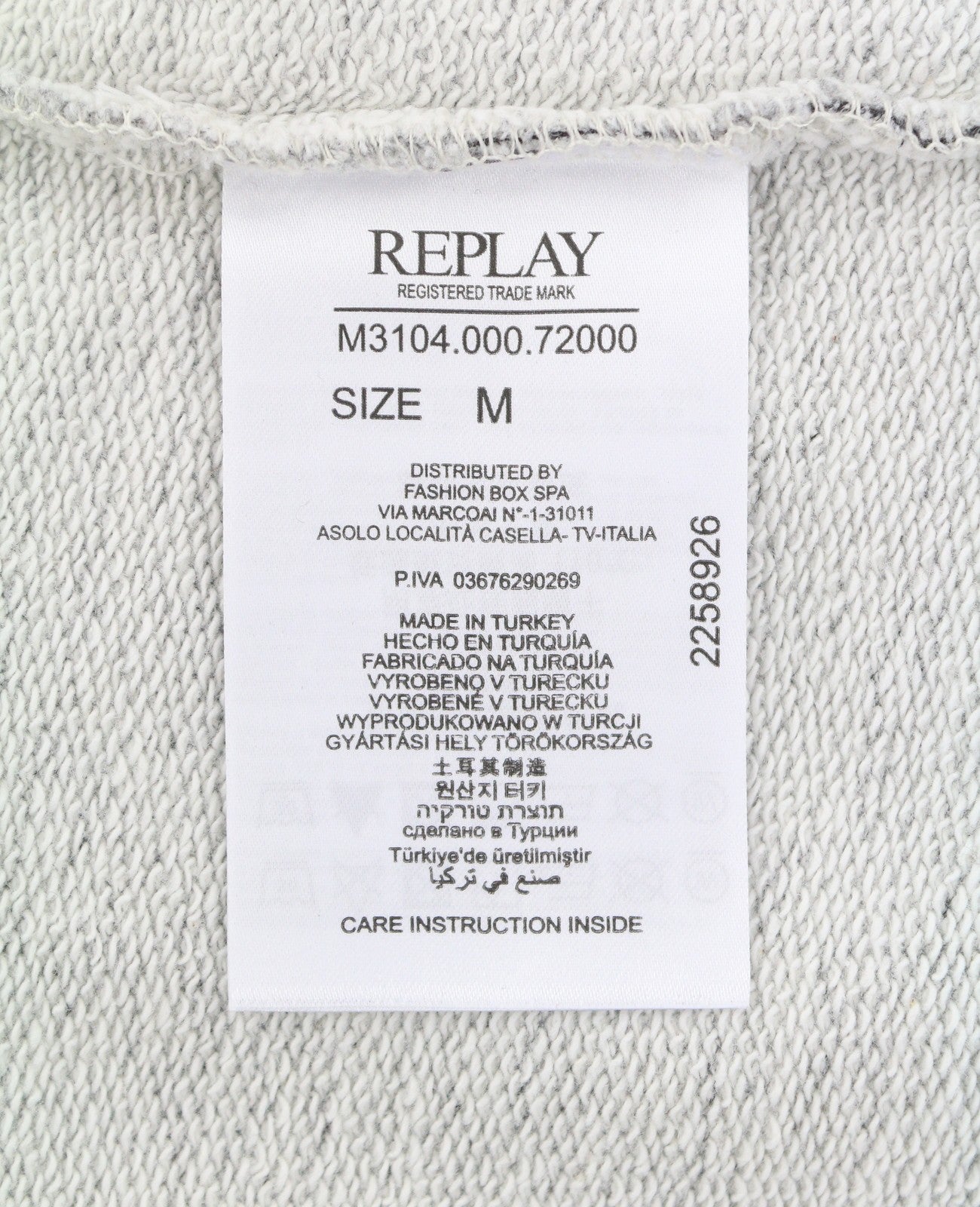 Grey Cotton Sweatshirt