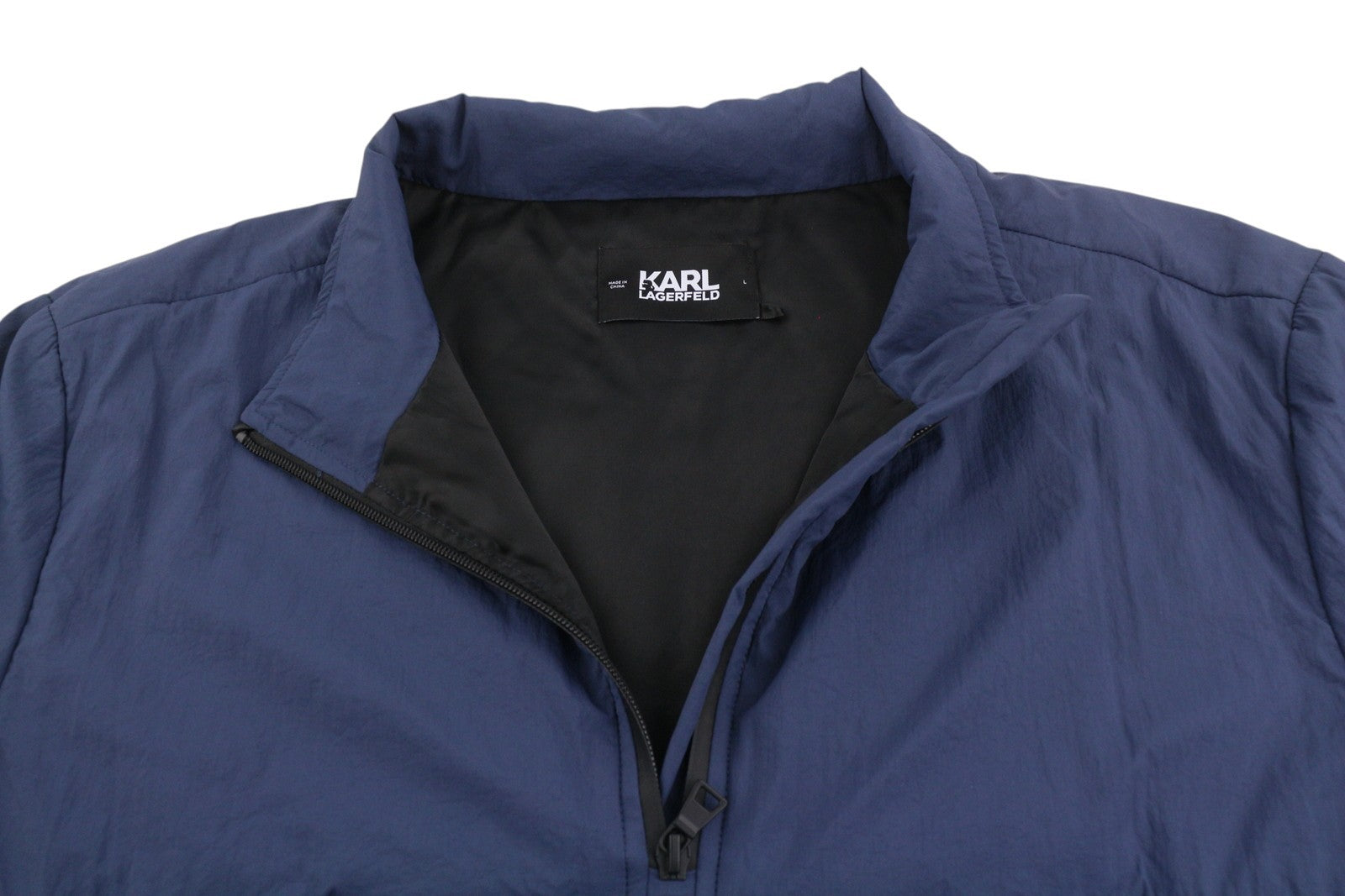 Blue Polyamide Jacket