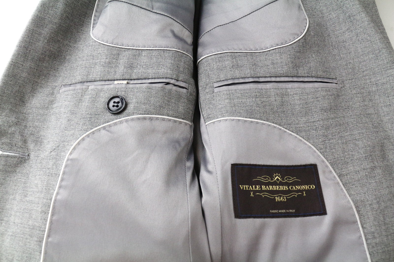 SUITSUPPLY Cameron Women's UK6S Grey Pure Wool Lined Single Breasted Blazer