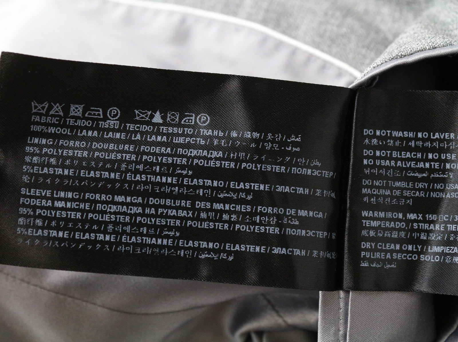 SUITSUPPLY Cameron Women's UK6S Grey Pure Wool Lined Single Breasted Blazer