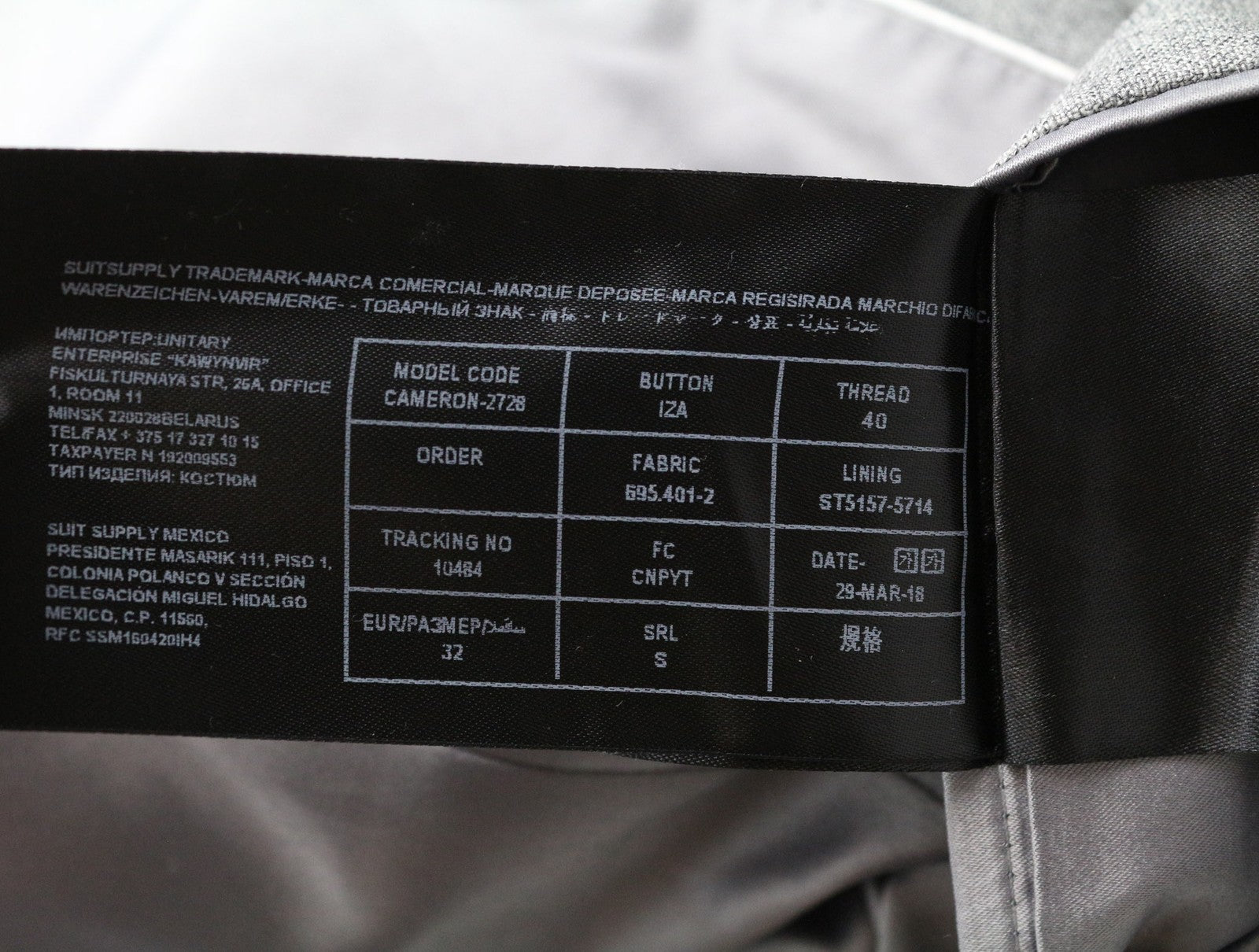 SUITSUPPLY Cameron Women's UK6S Grey Pure Wool Lined Single Breasted Blazer