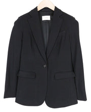 SUITSUPPLY Cameron Women's UK8S Navy Blue Stretch Single Breasted Dress Blazer