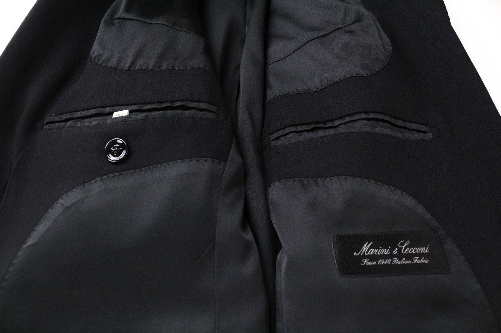 SUITSUPPLY Cameron Women's UK8S Navy Blue Stretch Single Breasted Dress Blazer