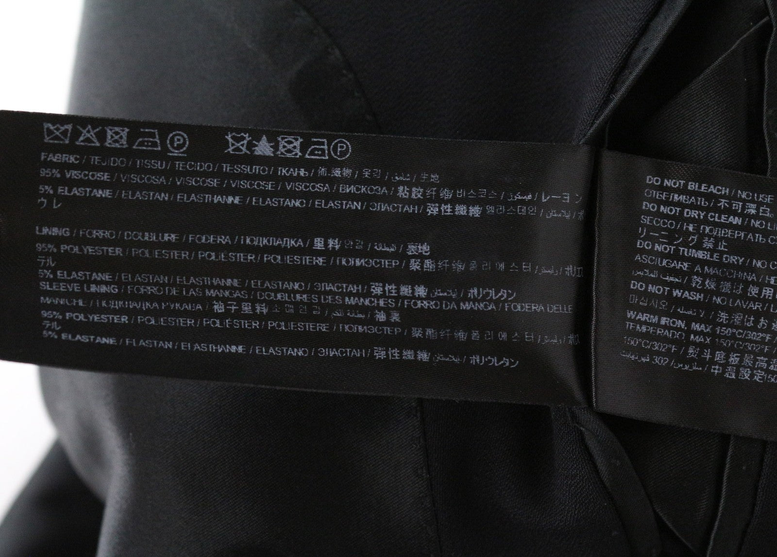 SUITSUPPLY Cameron Women's UK8S Navy Blue Stretch Single Breasted Dress Blazer