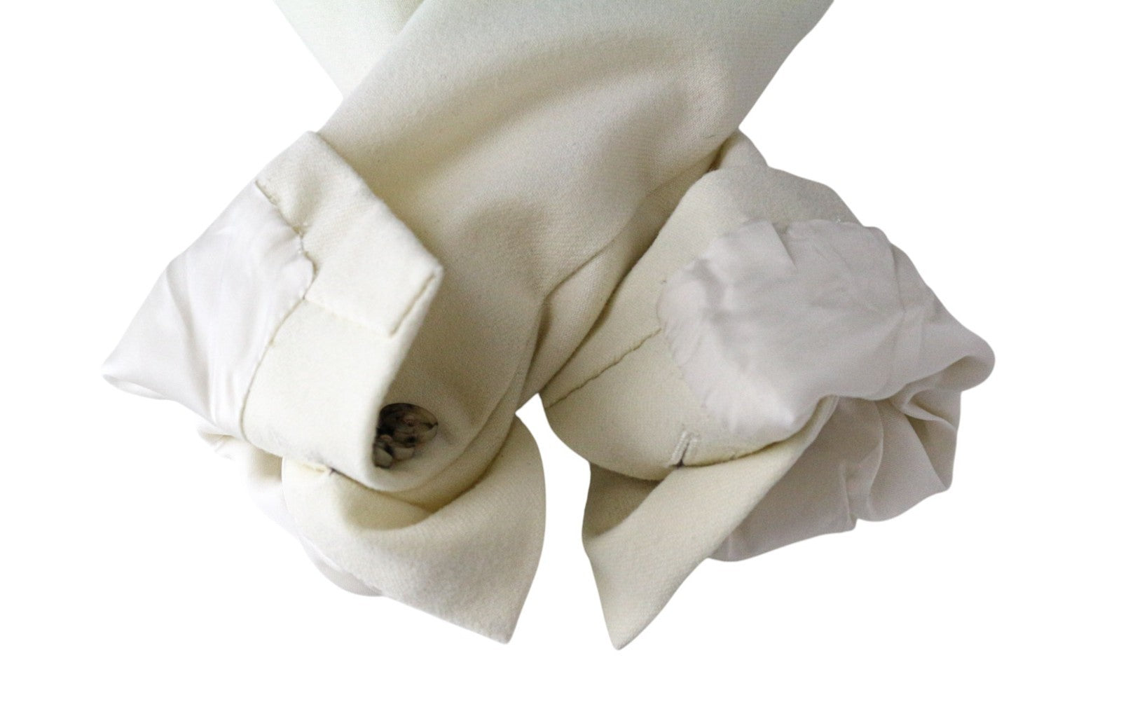 SUITSUPPLY La Spalla Men's UK34R Off-White Wool Single Breasted Classic Blazer