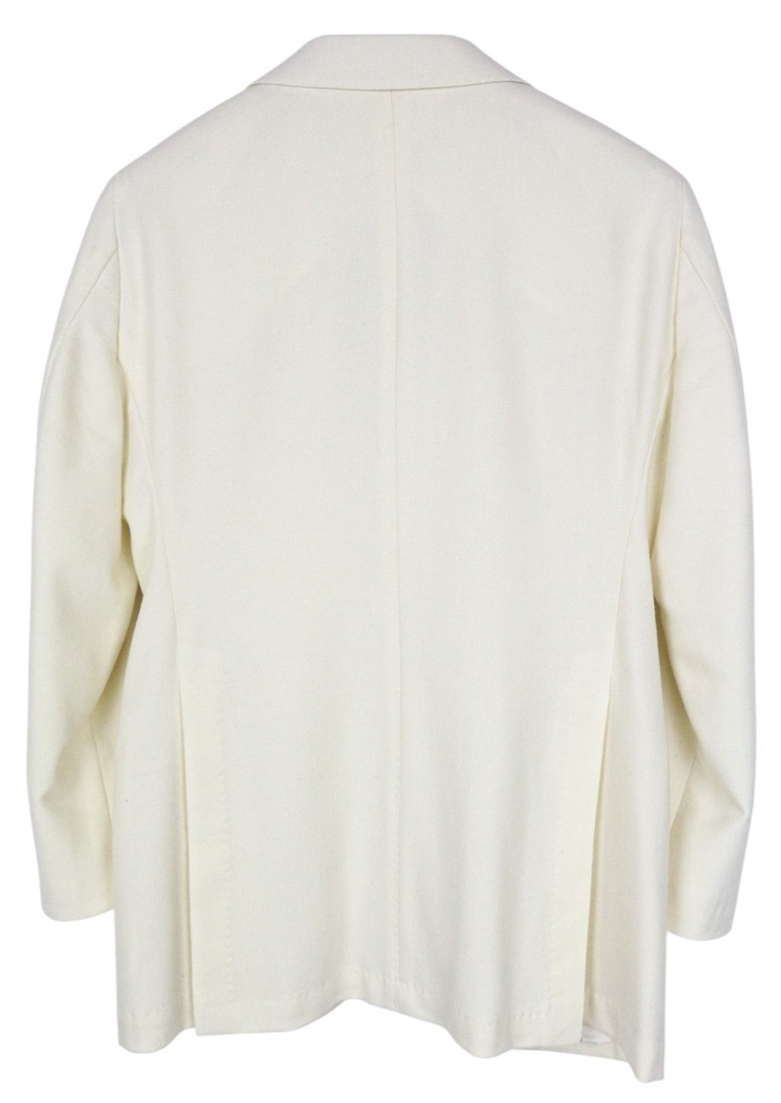 SUITSUPPLY La Spalla Men's UK34R Off-White Wool Single Breasted Classic Blazer