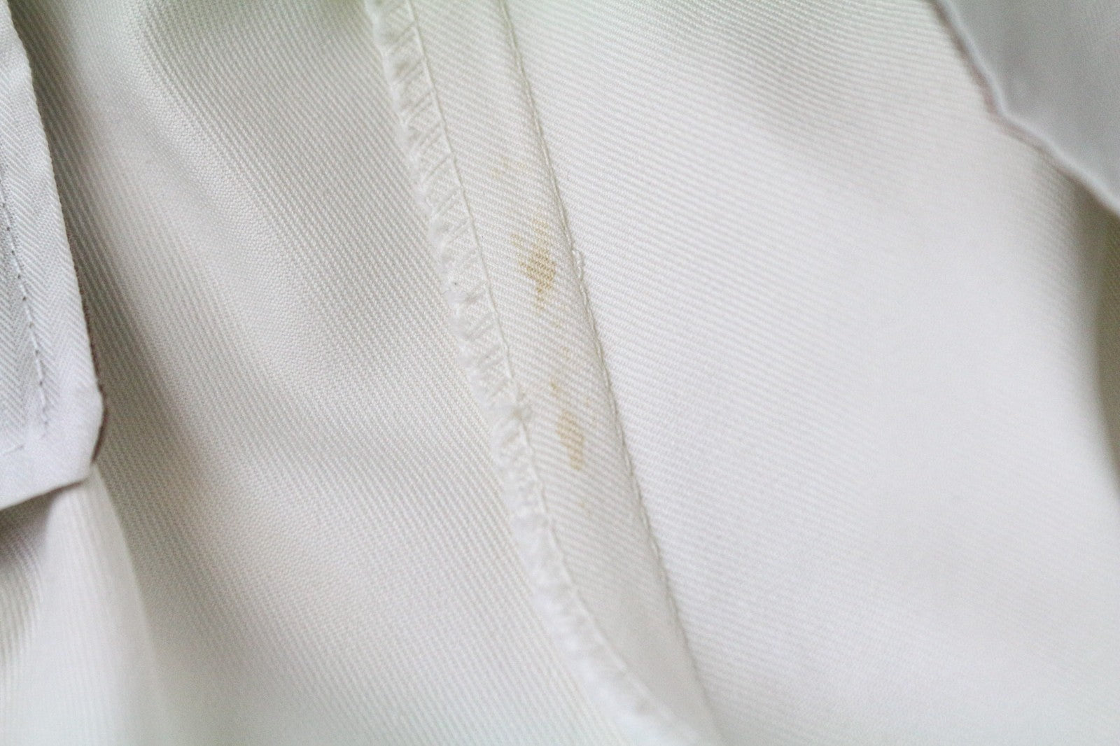 SUITSUPPLY Havana Men's UK42S Off-White Slim Cotton Pleated 2 Piece Classic Suit