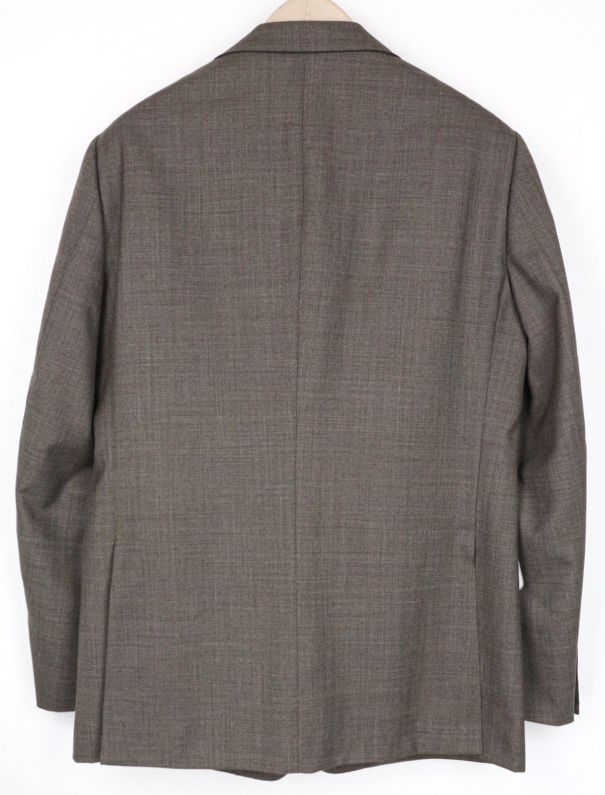 SUITSUPPLY Lazio Men's UK44R Brown Slim Fit Pure Wool Lined Single Breasted