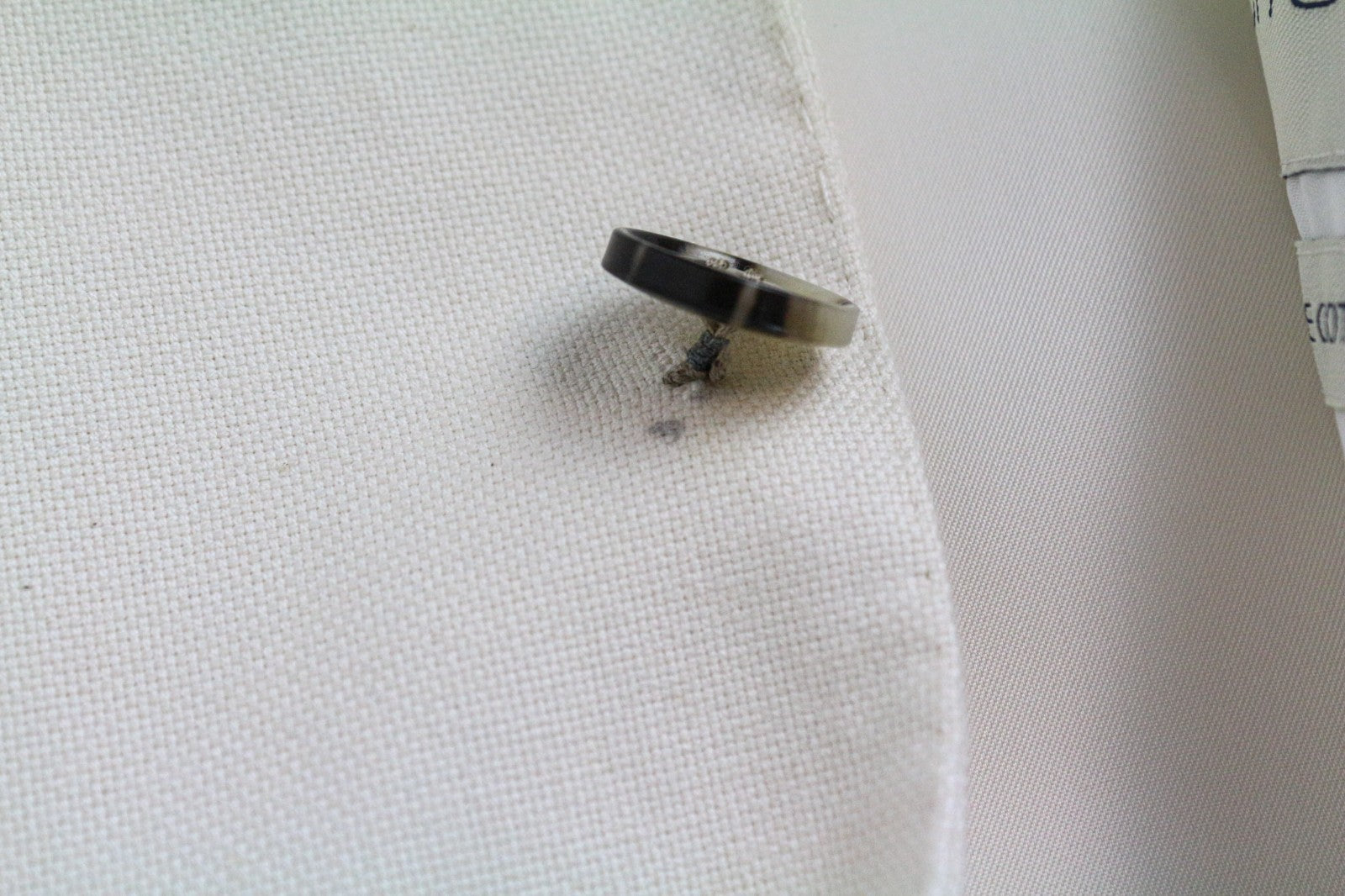 SUITSUPPLY Havana Men's UK38R Off-White Slim Fit Pure Cotton Dress 2 Piece Set