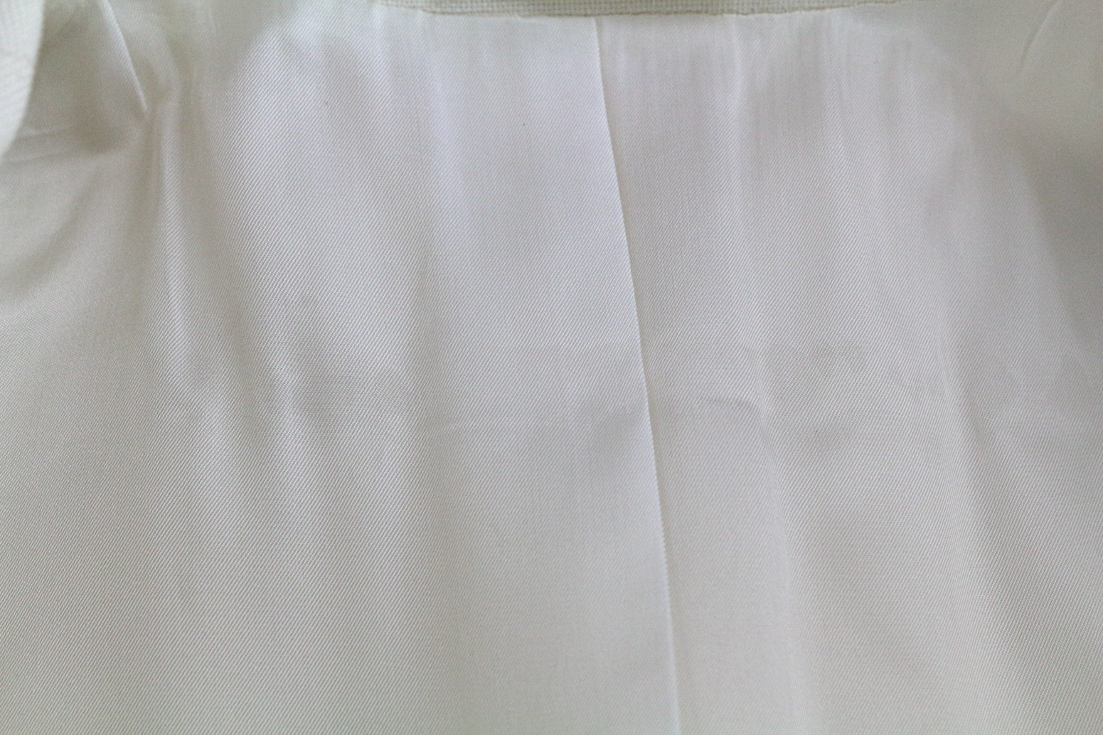 SUITSUPPLY Havana Men's UK38R Off-White Slim Fit Pure Cotton Dress 2 Piece Set