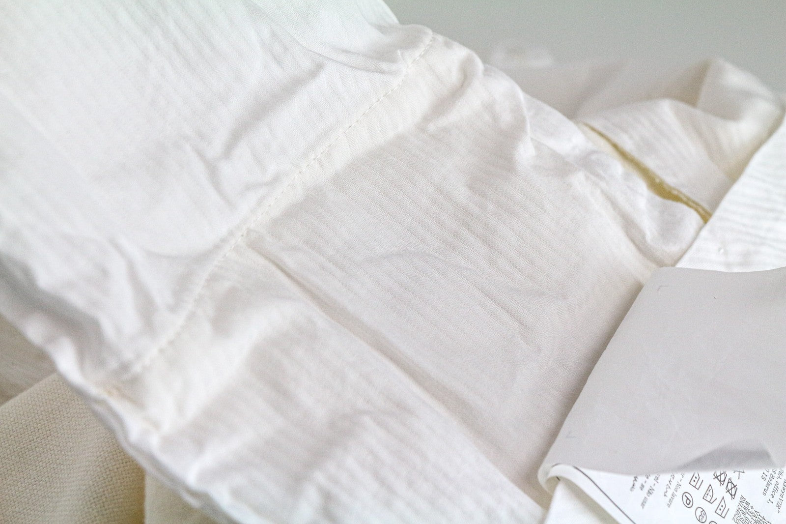 SUITSUPPLY Havana Men's UK38R Off-White Slim Fit Pure Cotton Dress 2 Piece Set