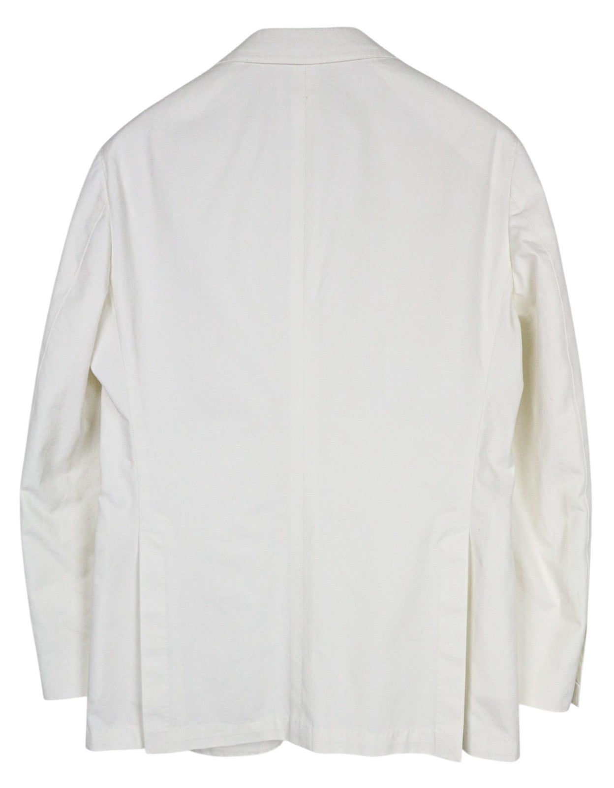 SUITSUPPLY Havana Men's UK38R Off-White Slim Cotton Single Breasted 2Pc Blazer