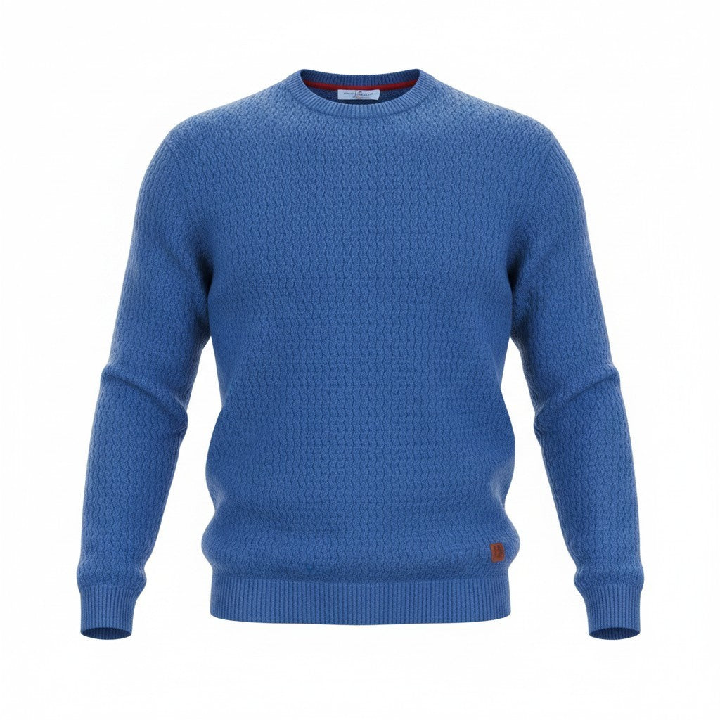 Blue Wool Sweatshirt
