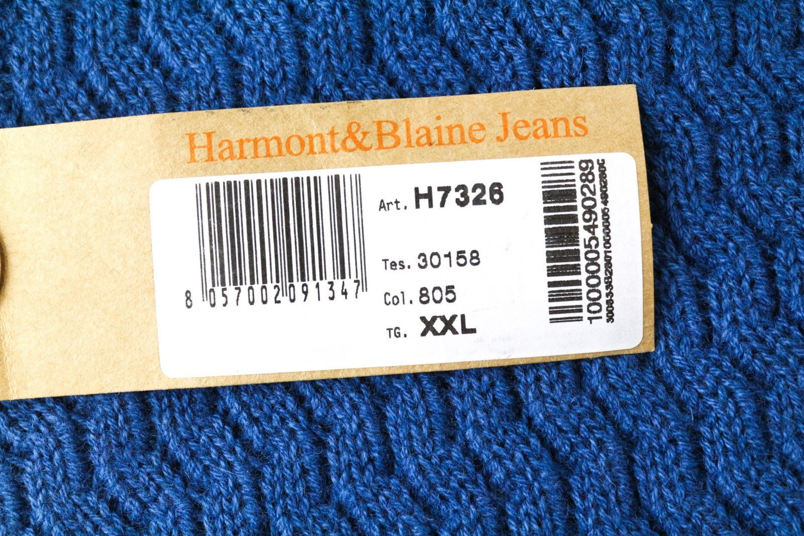 Blue Wool Sweatshirt
